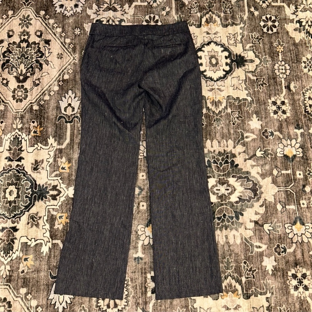 LOFT Charcoal wool blend Wide Leg Pants New - Picture 2 of 3